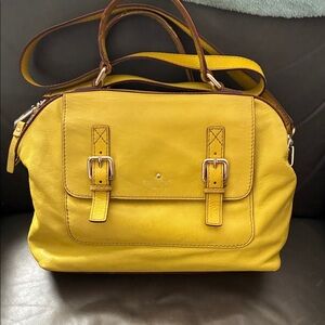 Kate Spade chartreuse Yellow Satchel